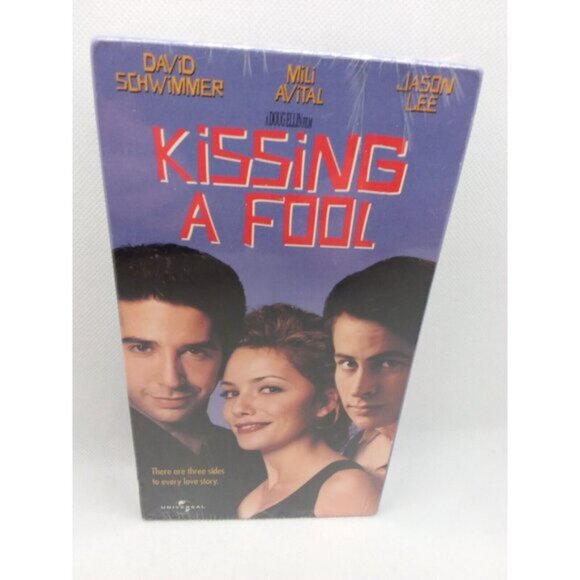 Kissing a Fool VHS Jason Lee David Schwimmer Mili Avital Doug Ellin Sealed - Picture 9 of 9